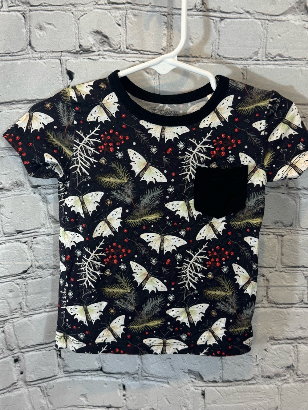 The Twisted Lily Moth Bamboo Pocket T-Shirt